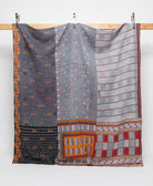 queen kantha quilt handmade in India