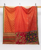 queen kantha quilt handmade in India