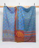 queen kantha quilt handmade in India