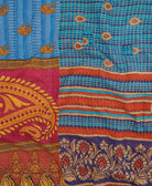 vintage kantha quilt bedding in one-of-a-kind vintage pattern