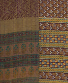 quilted throw in queen size handmade in India by Anchal artisans