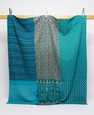queen kantha quilt handmade in India