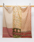 queen kantha quilt handmade in India