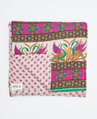 soft queen kantha blanket made from upcycled vintage cotton saris