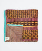 soft queen kantha blanket made from upcycled vintage cotton saris