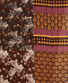 quilted throw in queen size handmade in India by Anchal artisans