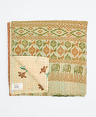 soft queen kantha blanket made from upcycled vintage cotton saris