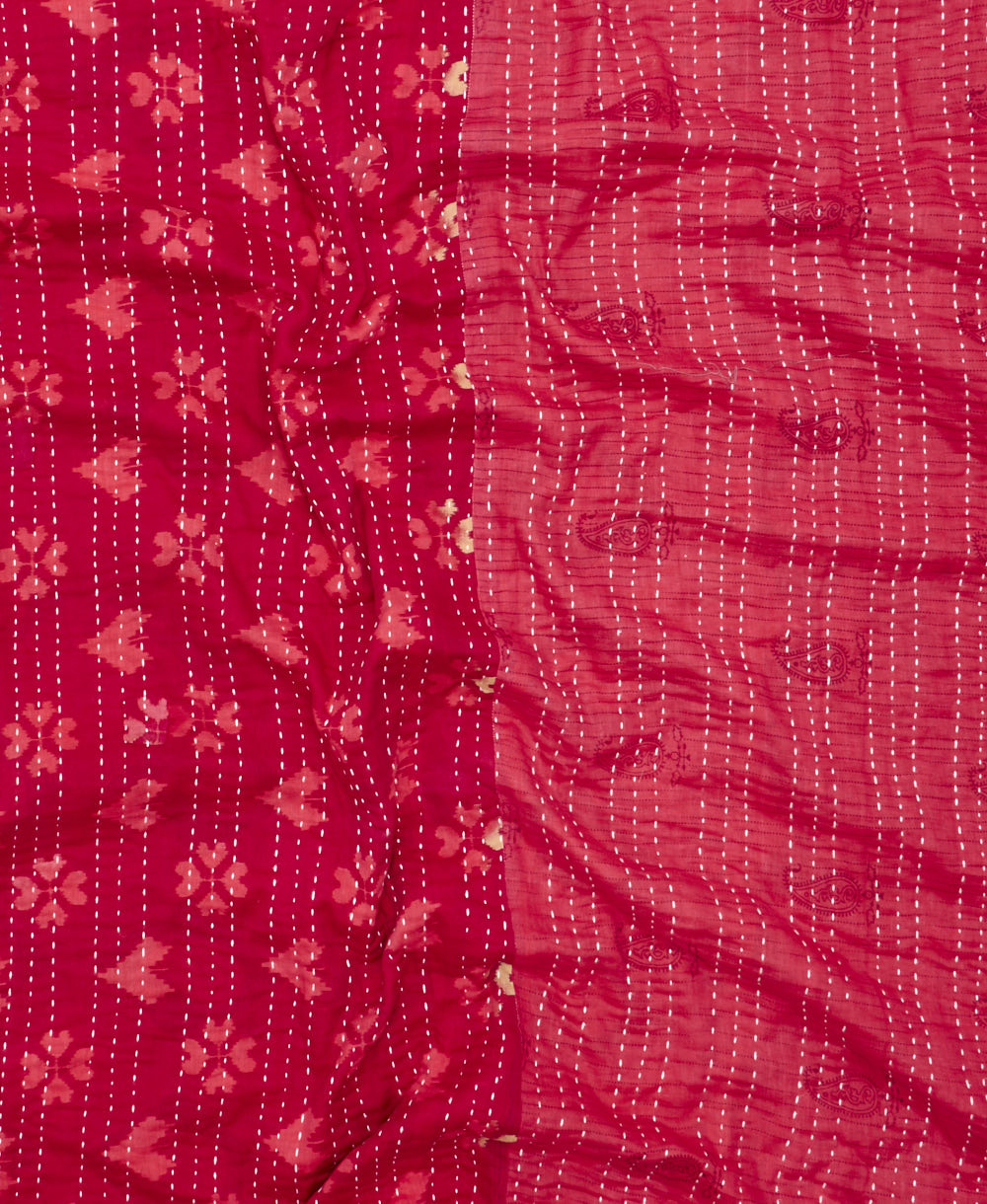 quilted throw in queen size handmade in India by Anchal artisans