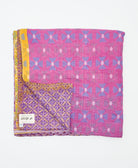 soft queen kantha blanket made from upcycled vintage cotton saris