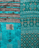 quilted throw in queen size handmade in India by Anchal artisans