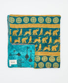 soft queen kantha blanket made from upcycled vintage cotton saris