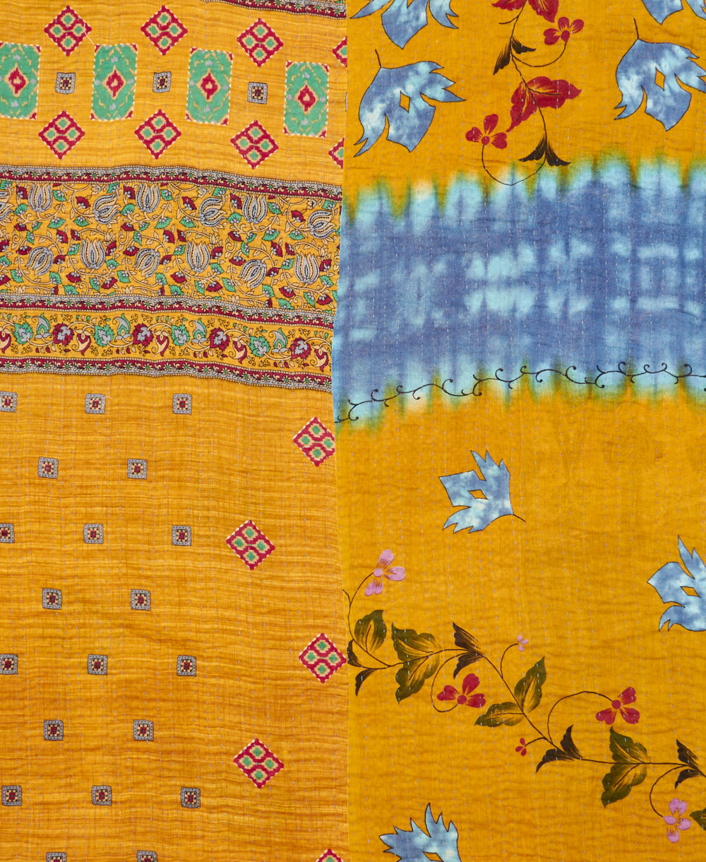 queen kantha quilt bedding