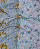 quilted throw in queen size handmade in India by Anchal artisans