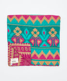 soft queen kantha blanket made from upcycled vintage cotton saris