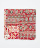 soft queen kantha blanket made from upcycled vintage cotton saris