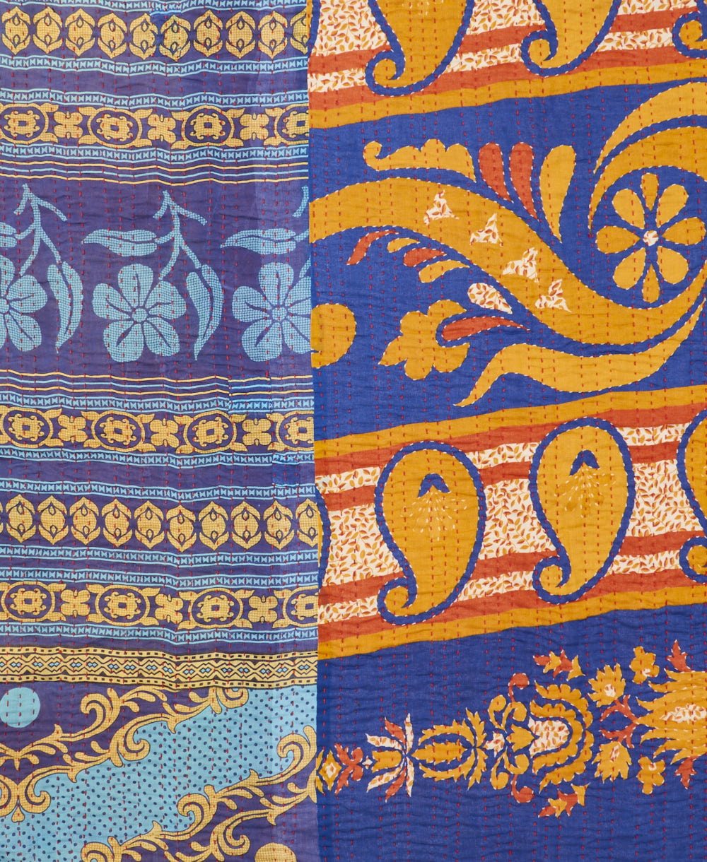 queen kantha quilt bedding