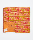 soft queen kantha blanket made from upcycled vintage cotton saris