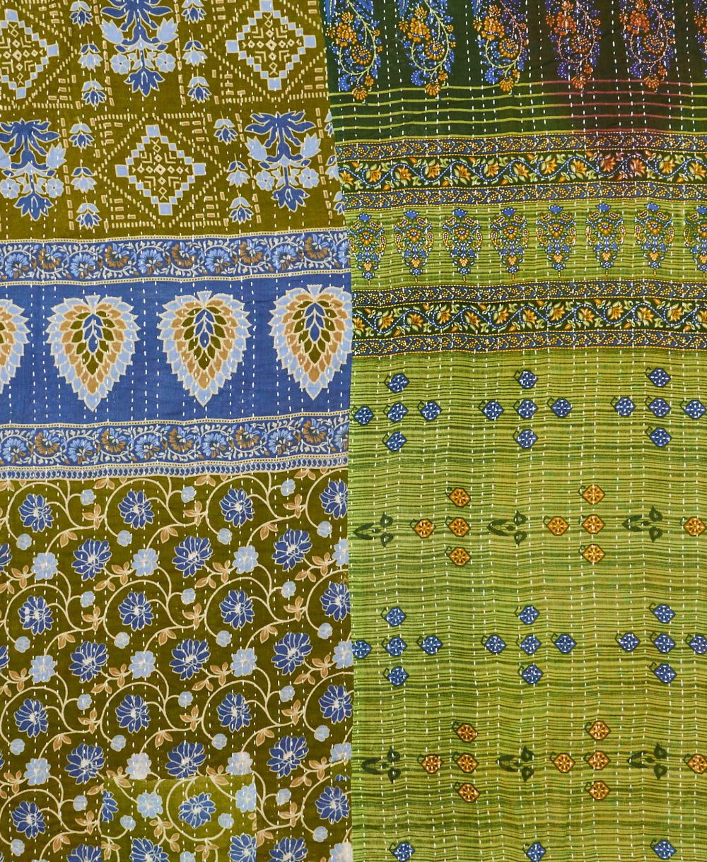 queen kantha quilt bedding