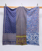 queen kantha quilt handmade in India