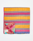 quilted throw in queen size handmade in India by Anchal artisans