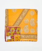 quilted throw in queen size handmade in India by Anchal artisans