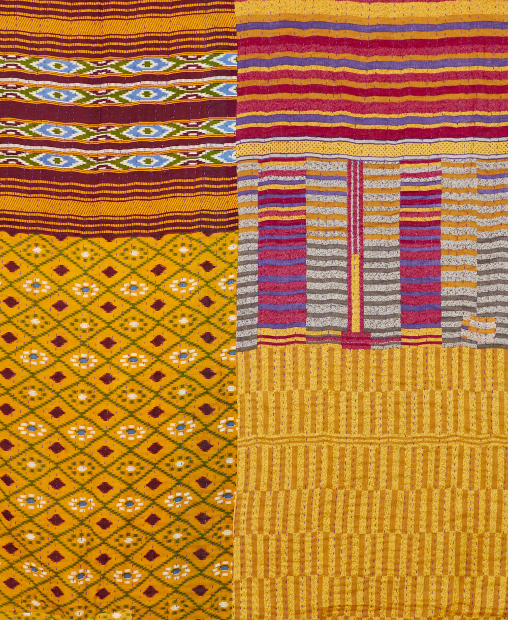 queen kantha quilt bedding