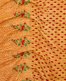 soft queen kantha blanket made from upcycled vintage cotton saris