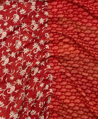 soft queen kantha blanket made from upcycled vintage cotton saris