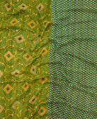 soft queen kantha blanket made from upcycled vintage cotton saris
