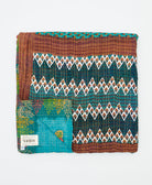 quilted throw in queen size handmade in India by Anchal artisans