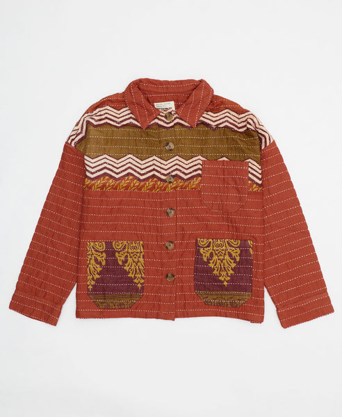 Vintage Quilted Chore Jacket: No. 240507 | Large – Anchal Project