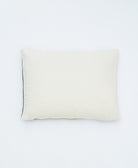 back of rainbow small pillow in solid natural white by Anchal