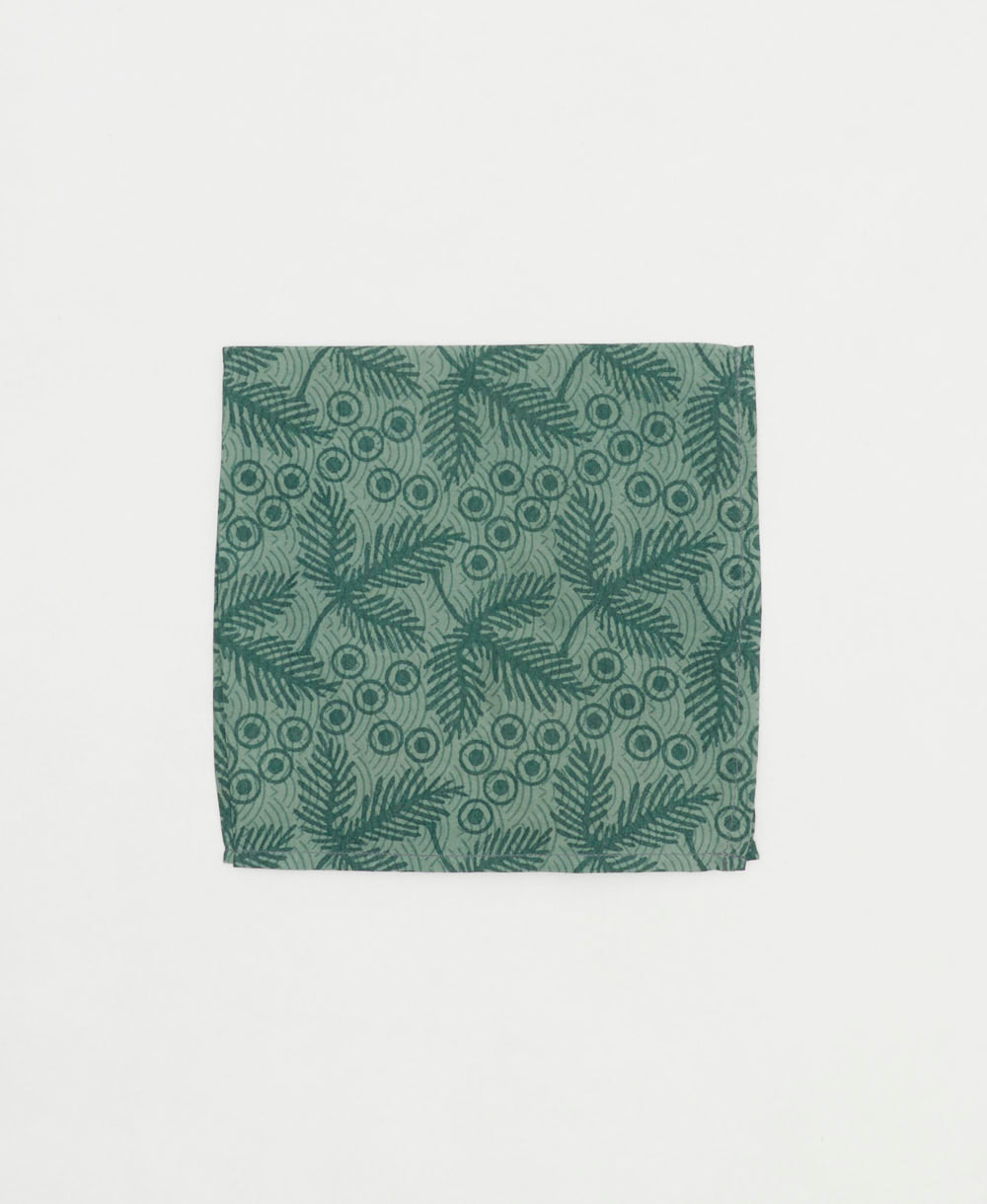 silk pocket square made from vintage silk saris