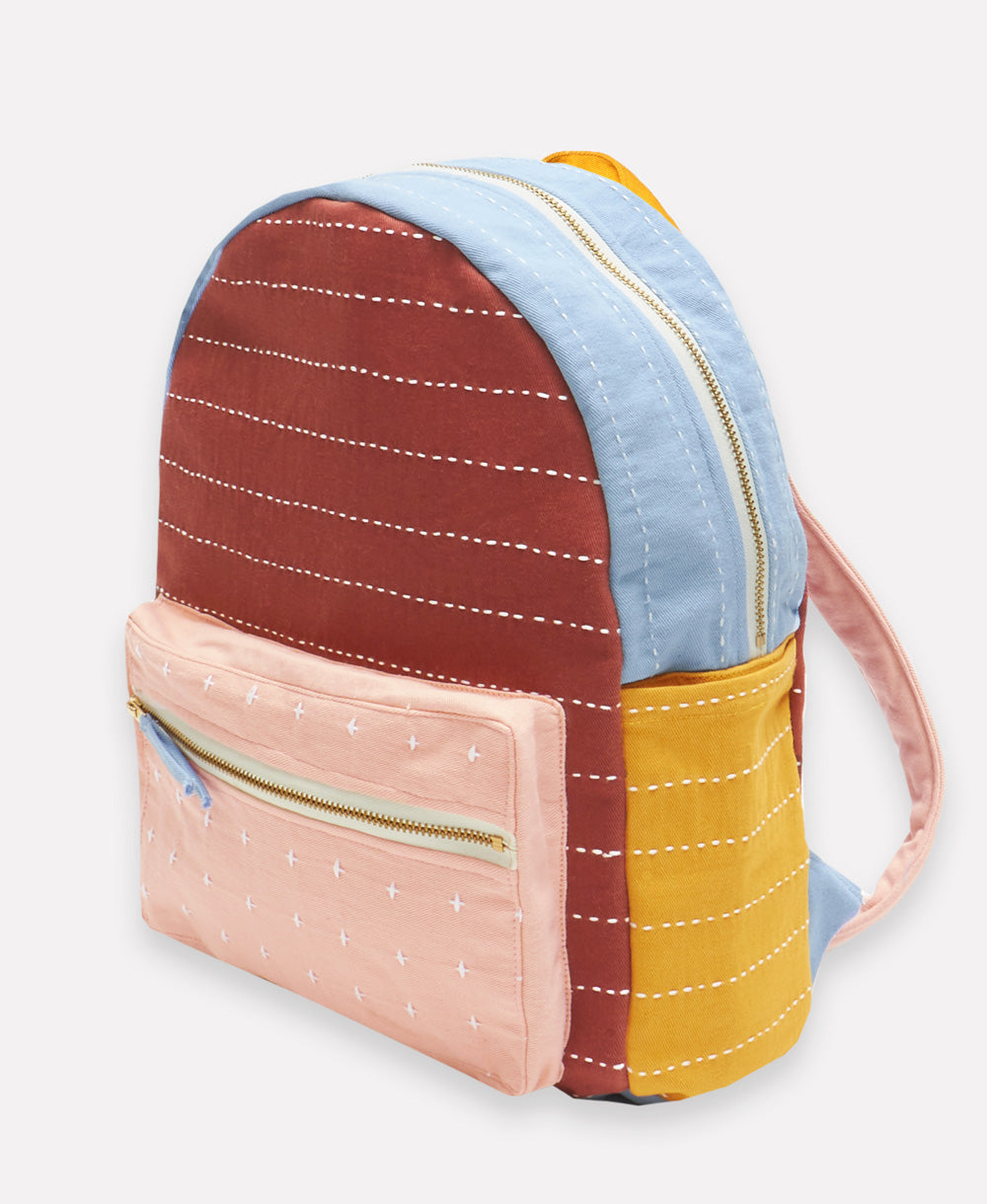 Colorblock Mini Backpack | Sustainable Handbags – Anchal Project