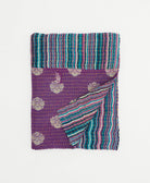 small kantha quilt handmade in India by women artisans from vintage cotton saris