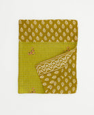 small kantha quilt handmade in India by women artisans from vintage cotton saris