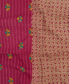 eco-friendly kantha blanket measuring 32" x 48"