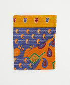 small kantha quilt handmade in India by women artisans from vintage cotton saris