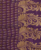 colorful kantha blanket made from upcycled vintage saris