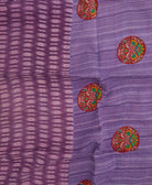 colorful kantha blanket made from upcycled vintage saris