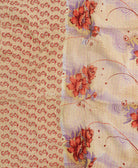 colorful kantha blanket made from upcycled vintage saris