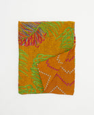 small kantha quilt handmade in India by women artisans from vintage cotton saris