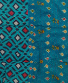 kantha blanket with kantha stitching