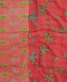 kantha blanket with kantha stitching