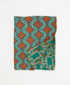 small kantha quilt handmade in India by women artisans from vintage cotton saris
