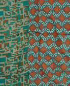kantha blanket with kantha stitching