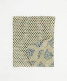 small kantha quilt handmade in India by women artisans from vintage cotton saris
