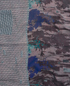 kantha blanket with kantha stitching