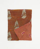 small kantha quilt handmade in India by women artisans from vintage cotton saris