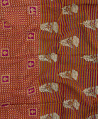kantha blanket with kantha stitching